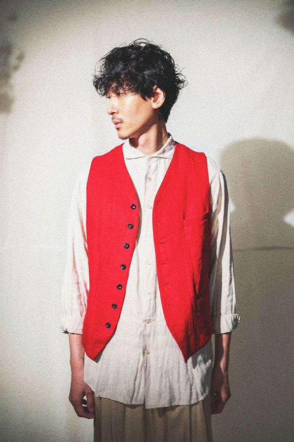 オックスフォードブルー suzuki takayuki waistcoat 2022-2023AW