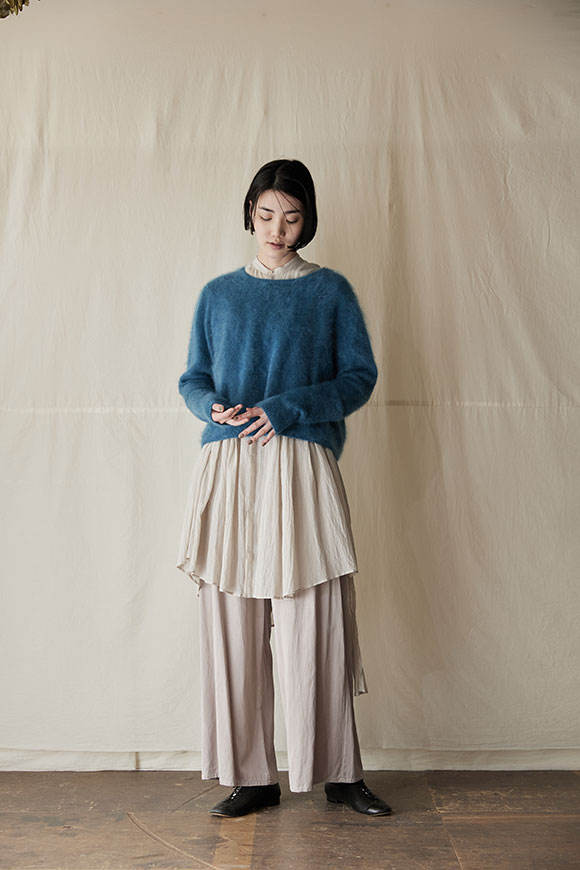brushed knitting pullover Ⅰ | esseism