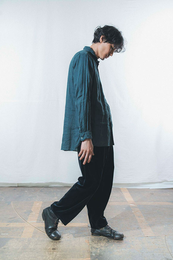 one-piece shawl-collar shirt Ⅰ-